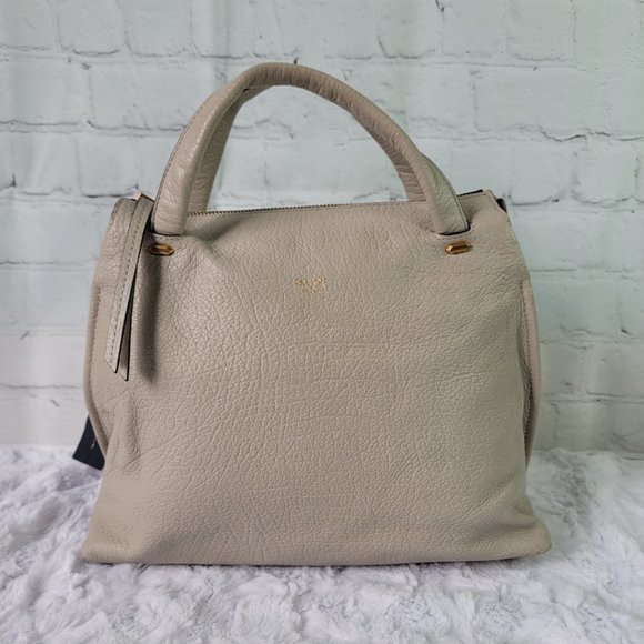 BE_GE COUTURE Korea Grey Two Way Pebbled Leather Bag - Picture 6 of 17